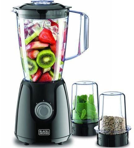 Black+Decker 600W 29 Function Food Processor with Blender, Grinder & Juicer,  2 Years Warranty - Silver/Black